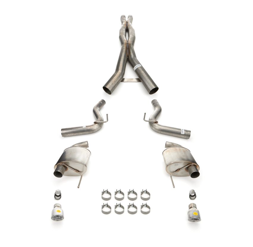 CORSA Performance 21250 Corsa 2024 Ford Mustang GT Xtreme Cat-Back Exhaust Sys. 3.0in Dual Rear Exit w/4.5in Pro Series Tips