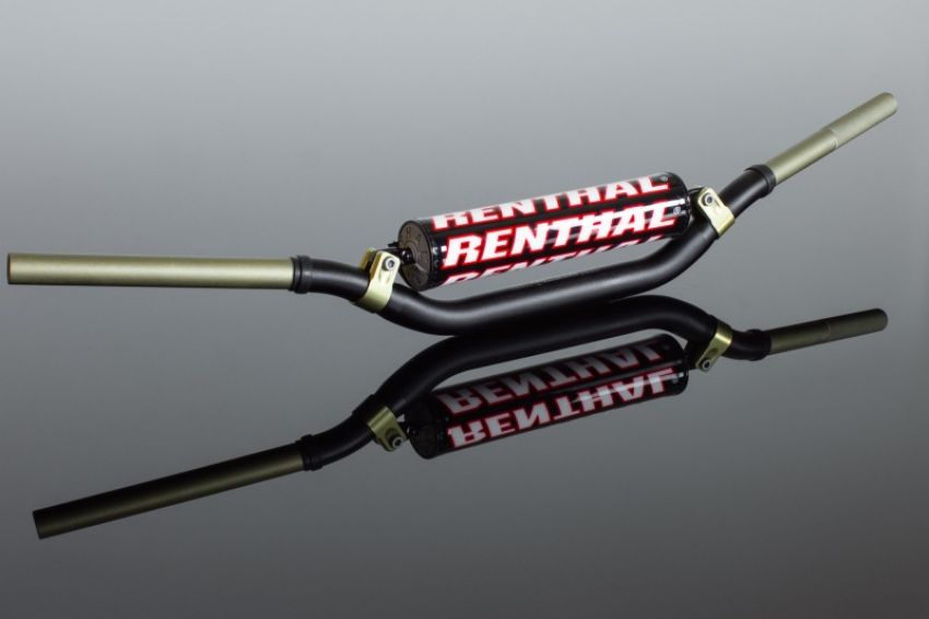 Renthal 991-01-BK-07-185 09-12 KTM SX/SX-F/ 06-13 Suzuki RM/RMZ/ 18-21 Yamaha YZ-F 7/8 Handlebar - Black