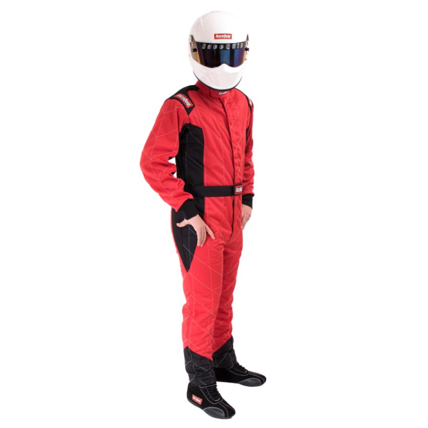 Racequip 91609129 Red Chevron-5 Suit SFI-5 - Small