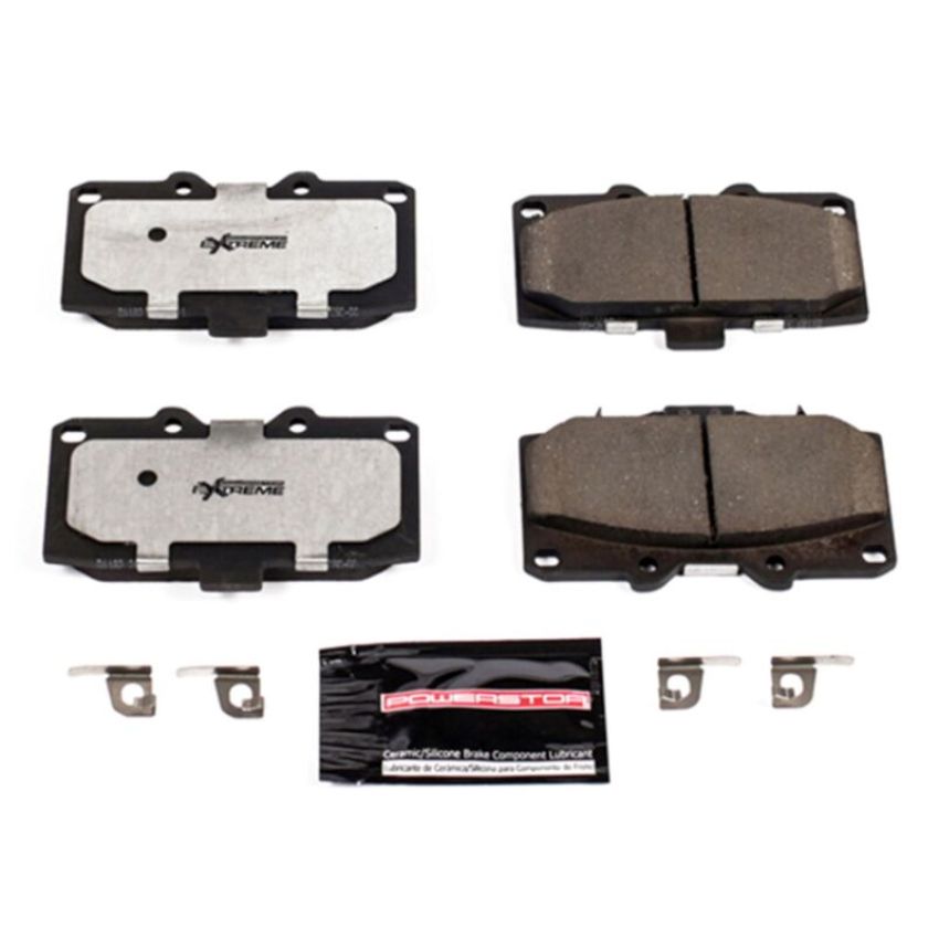 PowerStop Z26-1182 PowerStop - Z26 Performance Carbon-Fiber Ceramic Brake Pads with Hardware Kit