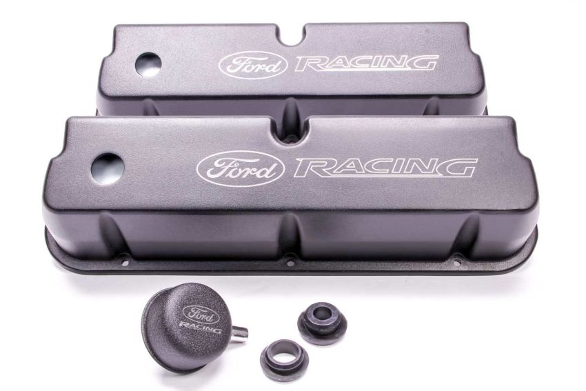 Ford Racing M-6582-LE302BK Black Satin Valve Covers