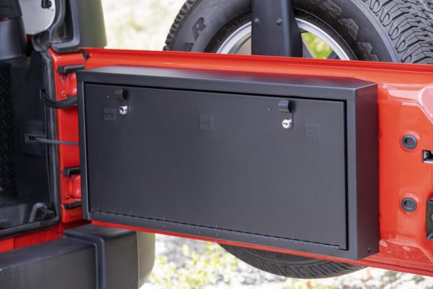 Tuffy Products 359-01 Tuffy Jeep Wrangler Tailgate Lockbox W/Keyed Lock
