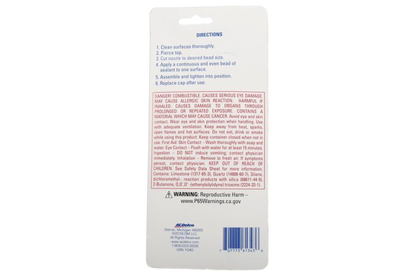 ACDelco RTV Engine Sealant 88864346