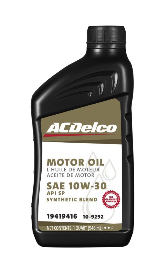 10w30 ACDelco Gold Synthetic Engine Oil 19419416