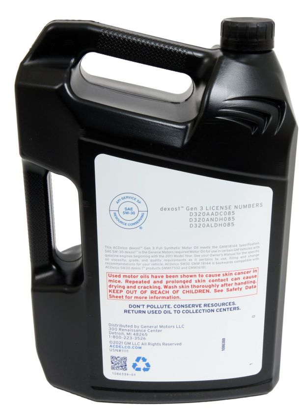 5w30 ACDelco Motor Oil 19432322