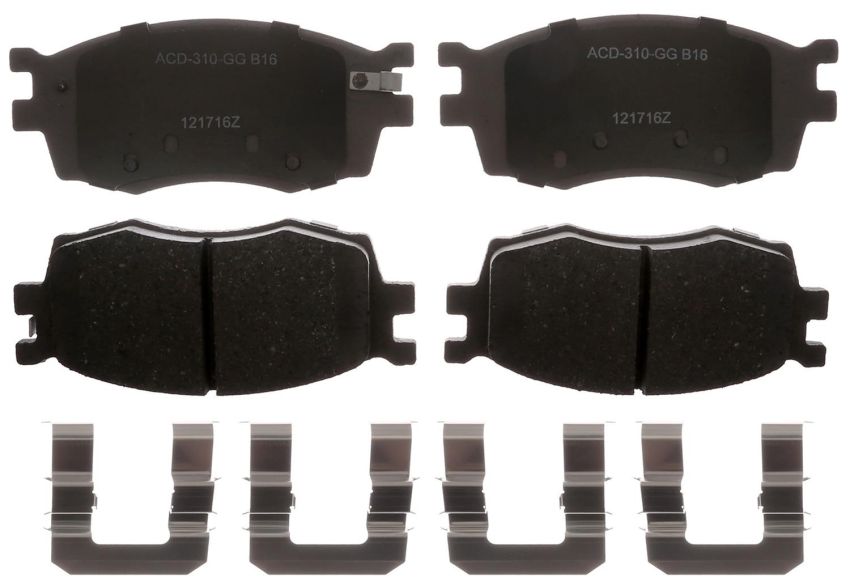 ACDelco Silver Brake Pads for 2006-2011 ACCENT, RIO, RIO5 - 19360224