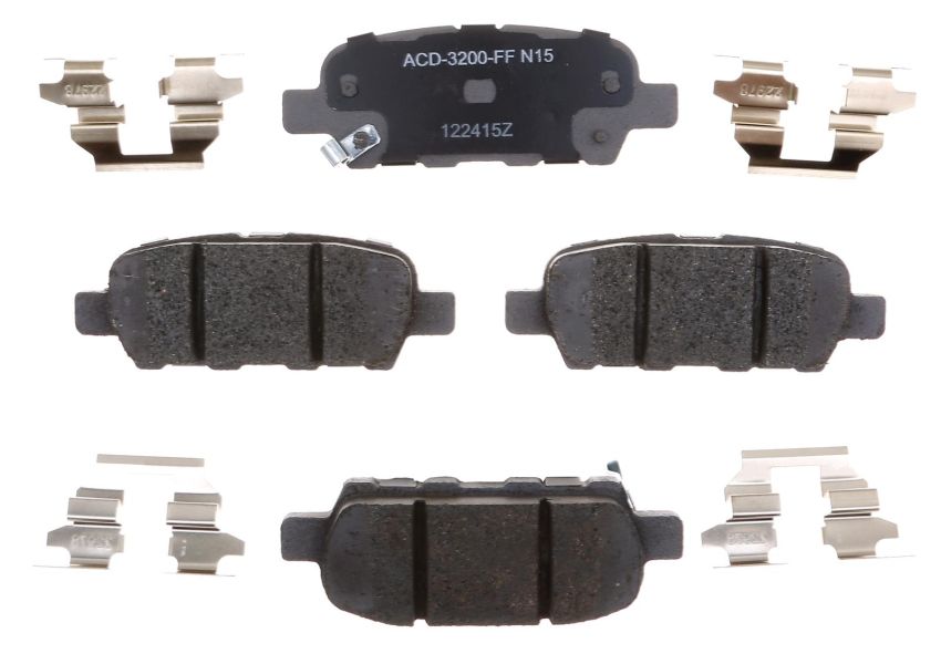 ACDelco Silver Brake Pads for 2007-2009 ALTIMA, 2007-2012 SENTRA - 19339869