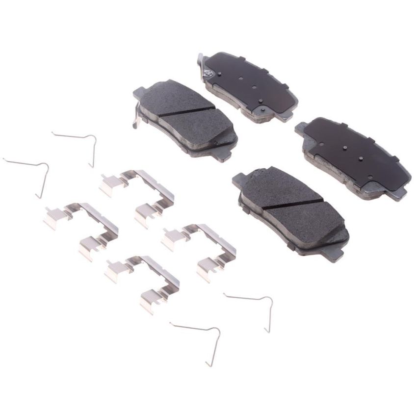 ACDelco Silver Ceramic Disc Brake Pads for 2016-2018 SANTA FE SPORT, 2016-2020 SORENTO - 19430436
