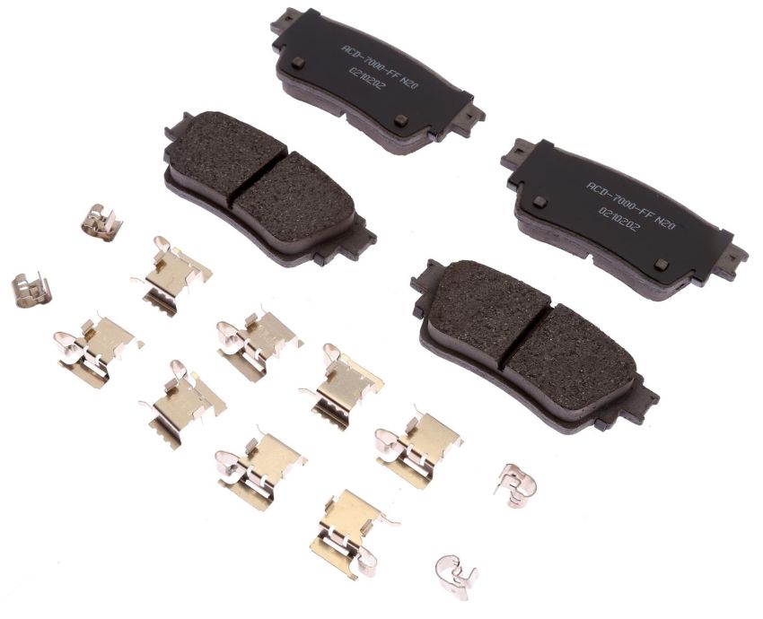 ACDelco Silver Brake Pads for 2018-2024 ECLIPSE CROSS, 2017-2020 OUTLANDER, 2018-2022 OUTLANDER PHEV - 19422580