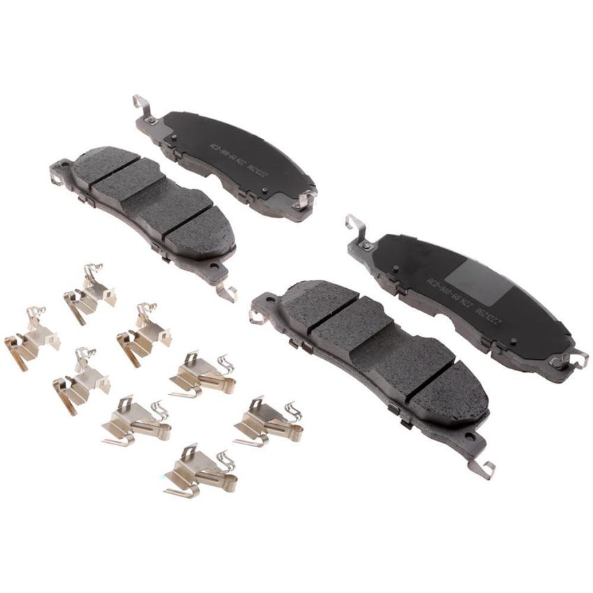 ACDelco Silver Ceramic Disc Brake Pads for 2020-2025 POLICE INTERCEPTOR UTILITY, EXPLORER, 2020-2023 AVIATOR - 19427570
