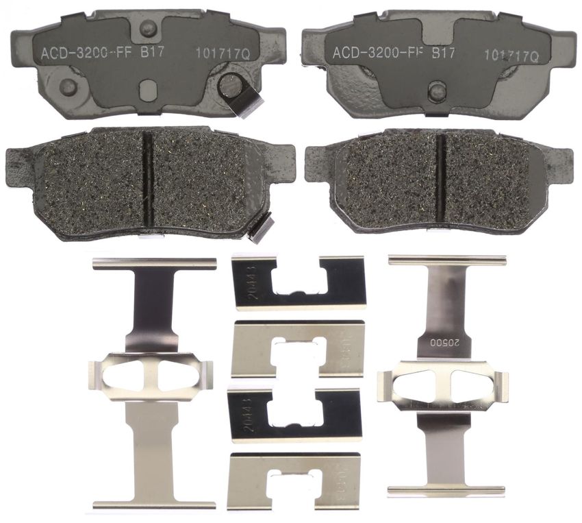 ACDelco Silver Brake Pads 19313766