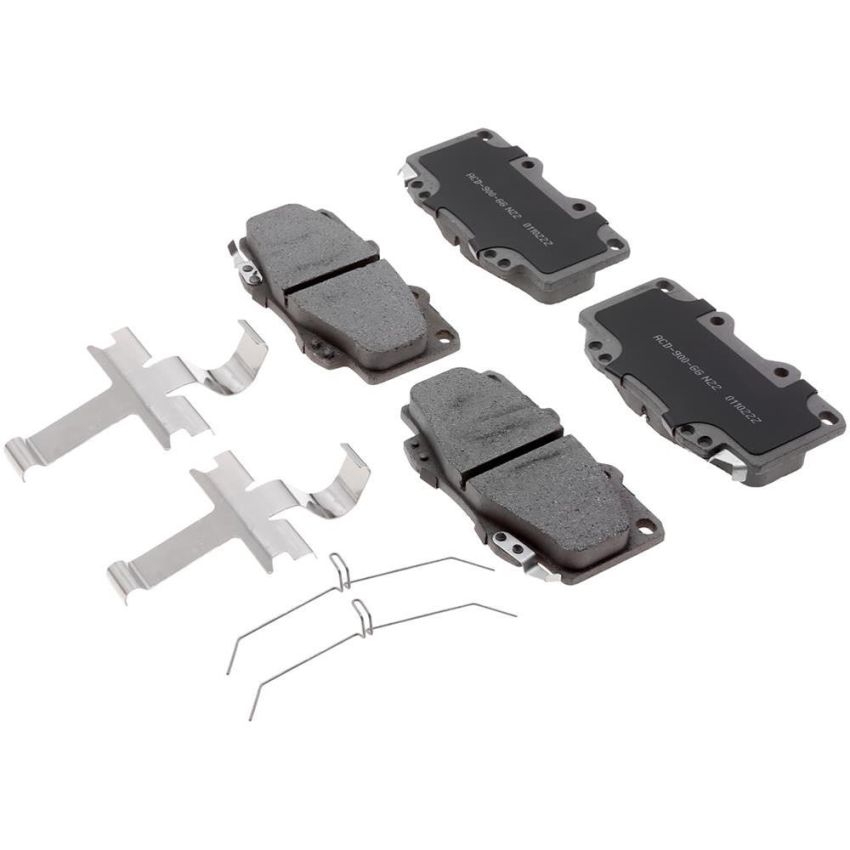 ACDelco Silver Ceramic Disc Brake Pads for 1999-2004 TACOMA - 19430455
