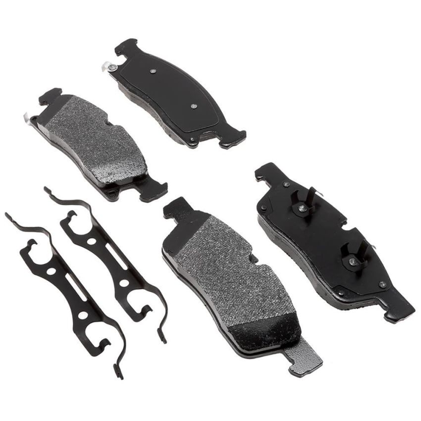 ACDelco Gold Semi-Metallic Brake Pads for 2012-2024 DURANGO, 2012-2021 GRAND CHEROKEE, 2022 GRAND CHEROKEE WK - 19431203