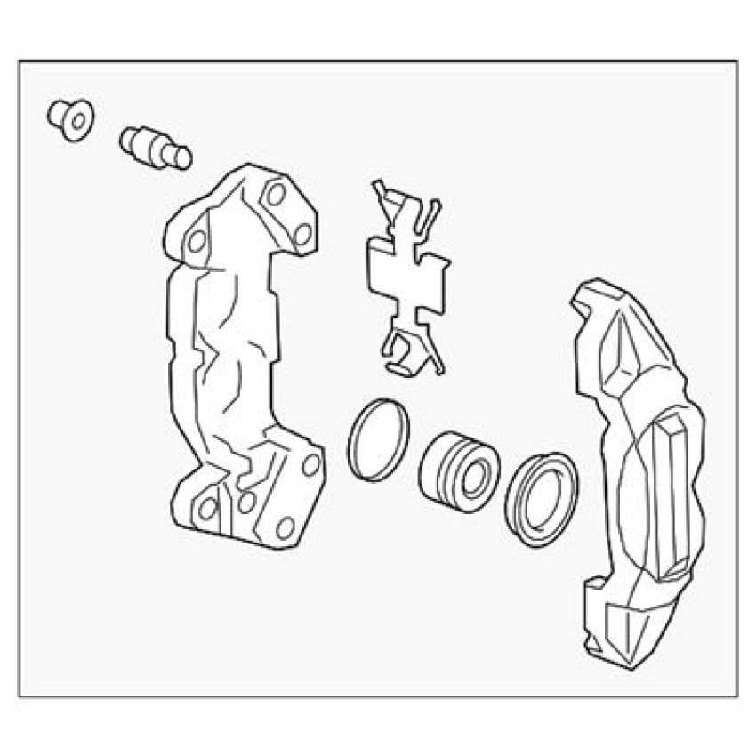 ACDelco GM Genuine Parts Disc Brake Calipers 86555792