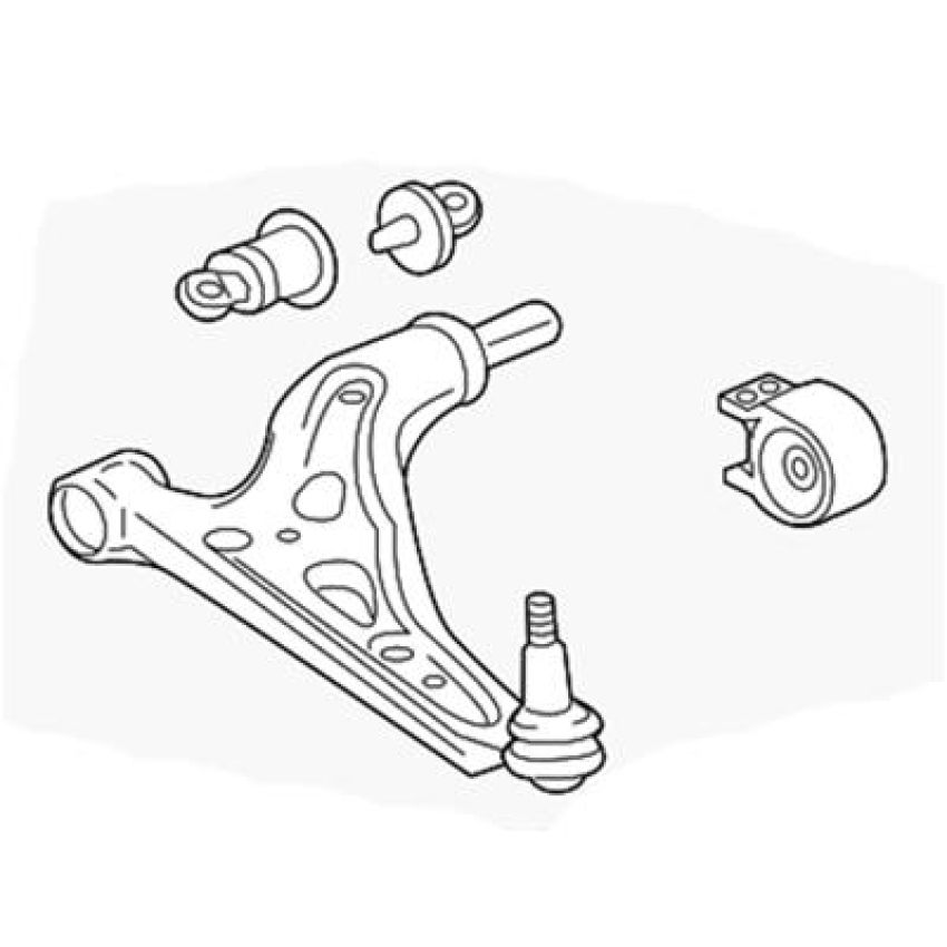 ACDelco GM Genuine Parts Suspension Control Arms for 2018-2024 EQUINOX, TERRAIN - 87821886