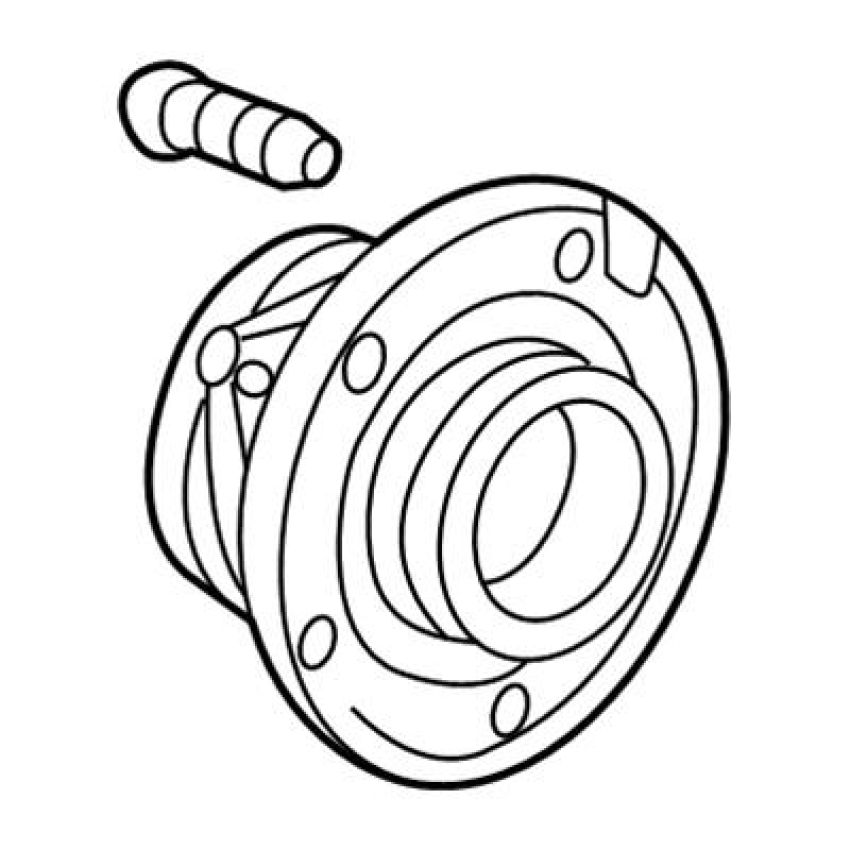 ACDelco - Wheel Bearing and Hub Assemblies for 2023-2026 CORVETTE - 87833625