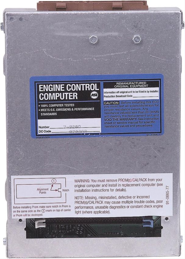 ACDelco GM Genuine Parts Remanufactured Engine Control Modules for 1993 COMMERCIAL CHASSIS, FLEETWOOD - 88999184