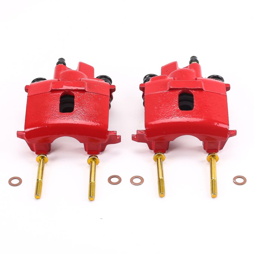 PowerStop S4372 Red Powder Coated Calipers