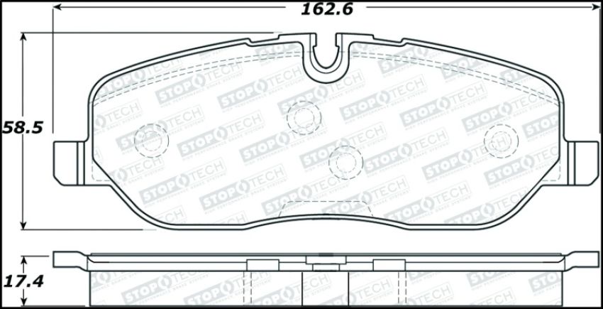 Stoptech 308.10980 Street Brake Pads