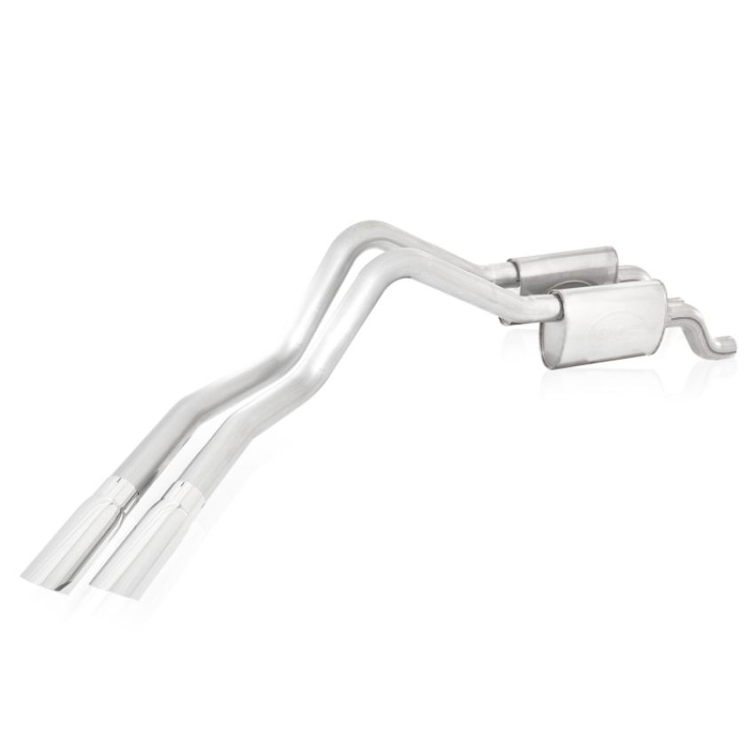 Stainless Works FTR10CB 2010-14 Raptor Exhaust 3in Chambered Mufflers Exits Behind Passenger Rear Tire