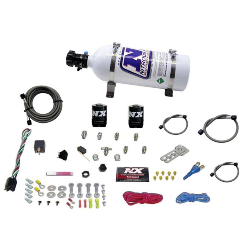 Nitrous Express 20923-05 ALL SPORT COMPACT EFI SINGLE NOZZLE SYSTEM (35-50-75 HP) WITH 5LB BOTTLE