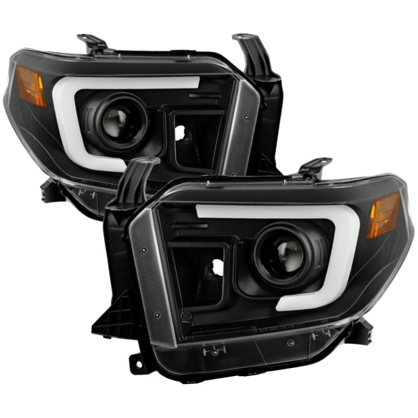 SPYDER 5088055 Light Bar Projector Headlights - Black
