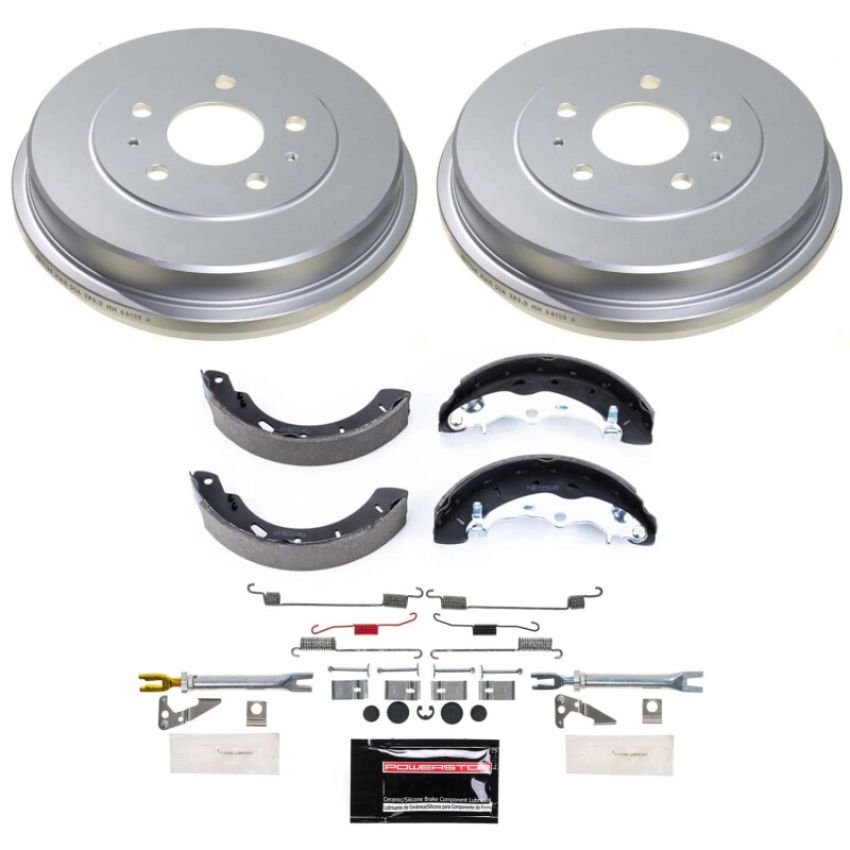 PowerStop KOE15470DK Power Stop 12-18 Ford Focus Rear Autospecialty Drum Kit