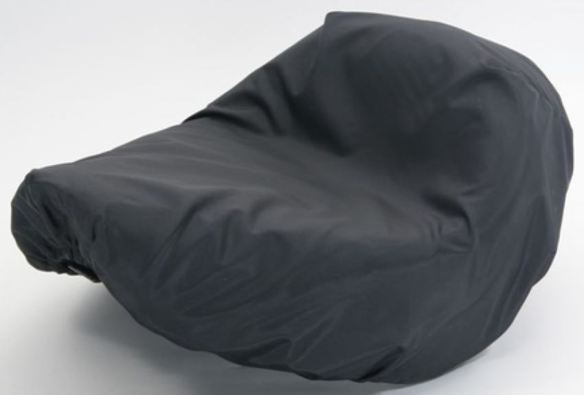 Mustang Motorcycle 77631 Mustang Harley Solo Seat Rain Covers - Black