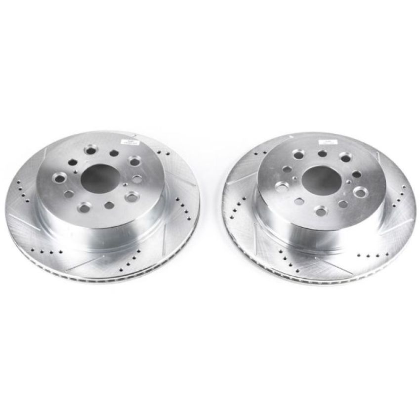PowerStop JBR939XPR PowerStop Evolution Performance Drilled, Slotted & Plated Brake Rotor Pair
