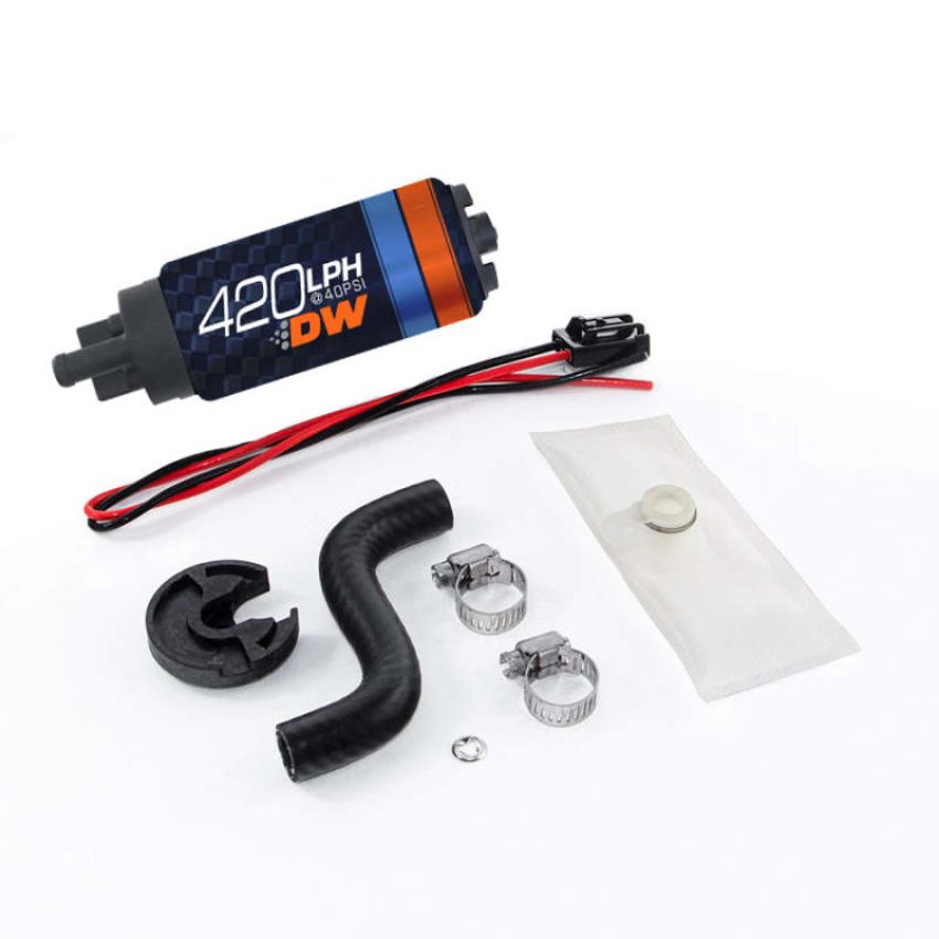 DeatschWerks 9-421-1014 DW420 Series 420lph In-Tank Fuel Pump w/ Install Kit For 85-97 Ford Mustang