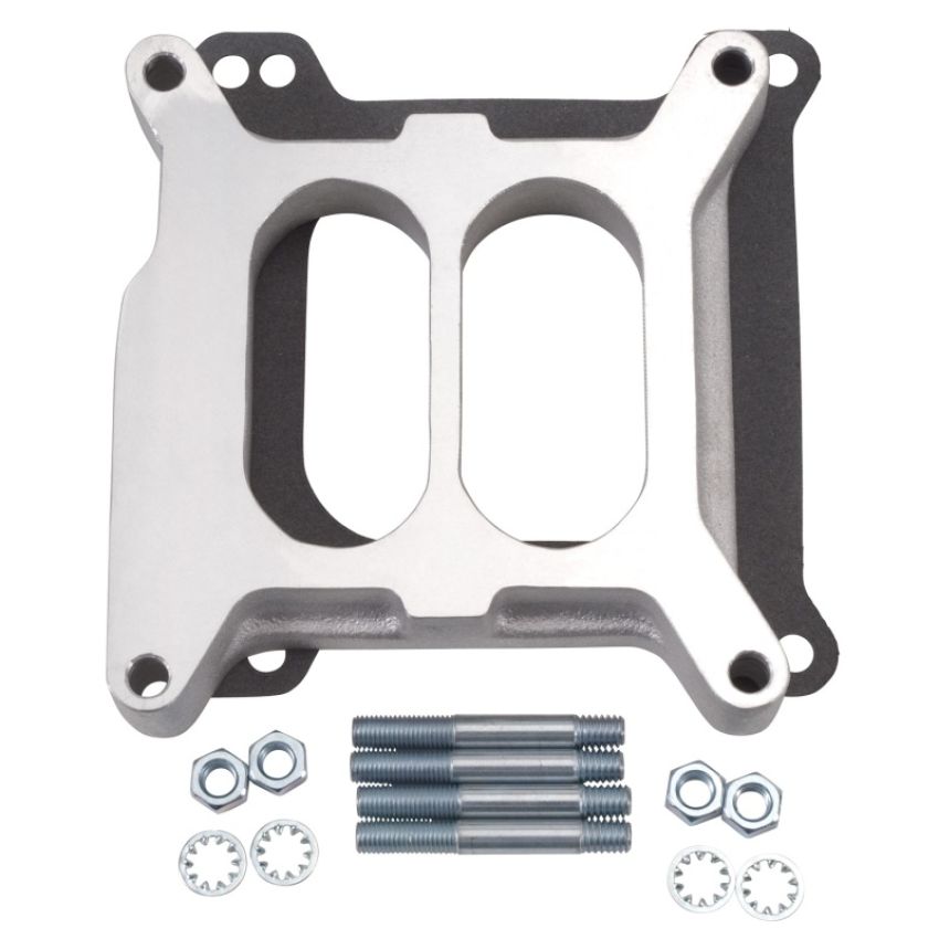 EDELBROCK EDE8714 Carburetor Spacer - 1in Divided