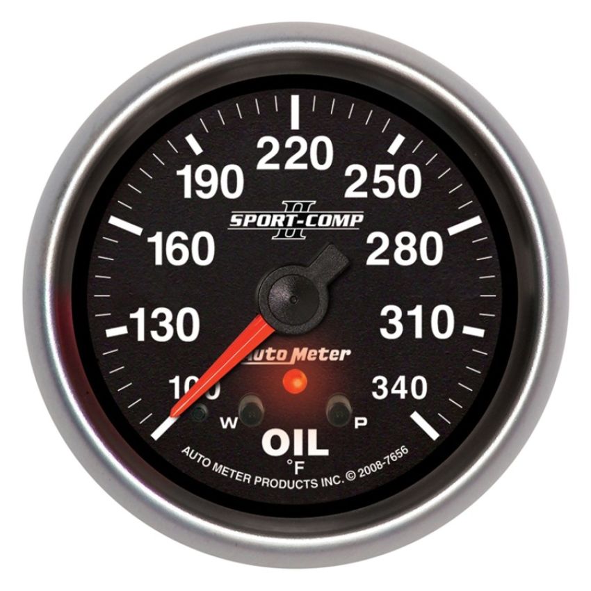 AutoMeter 7656 GAUGE, OIL TEMP, 2 5/8