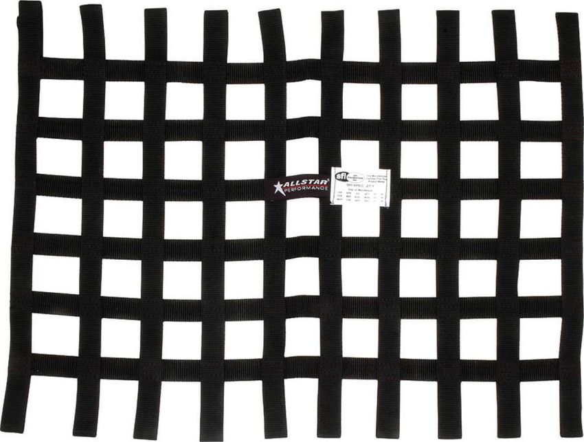 ALLSTAR PERFORMANCE ALL10295 Window Net Loop Style 18 x 24 SFI Black