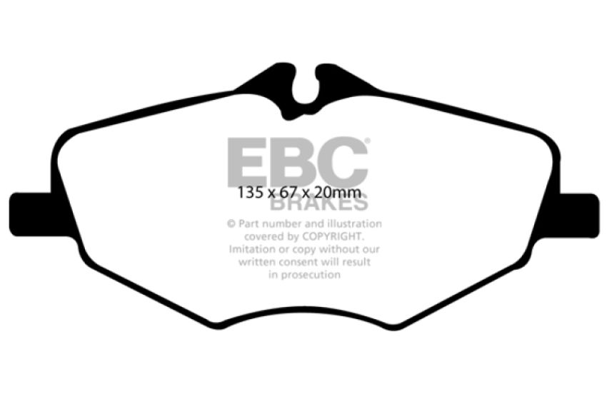 EBC Brakes DP31488C Redstuff Ceramic Low Dust Brake Pads