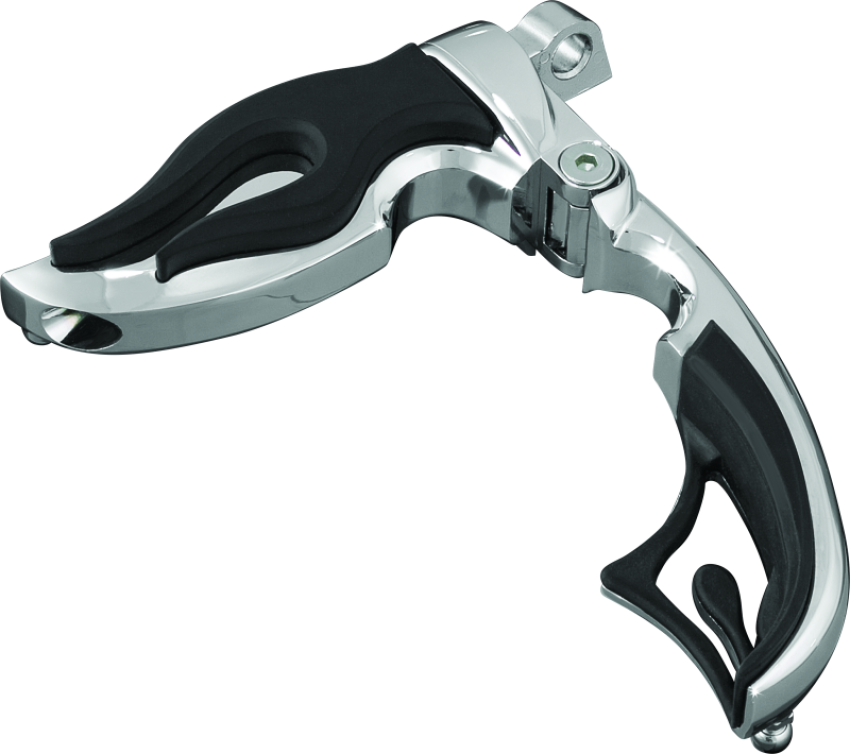 Kuryakyn 4411 Flamin Switchblade With Male Mount Adapter Chrome