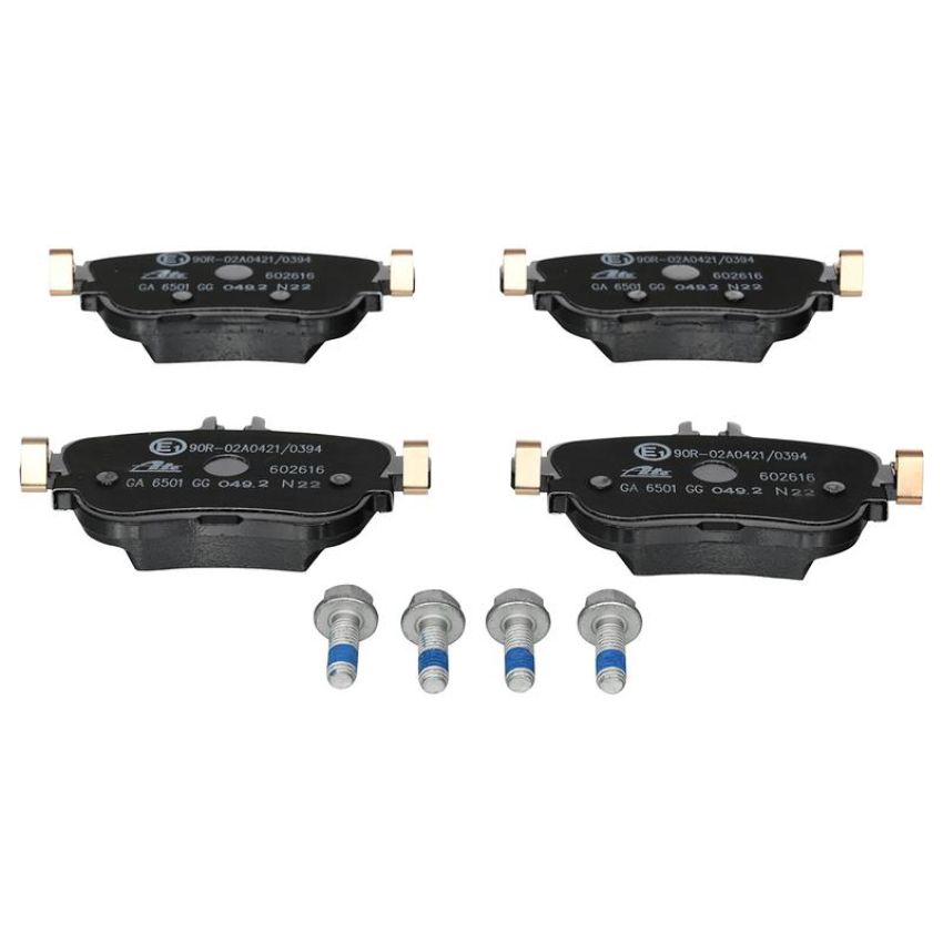 ATE 602616 ATE Original Semi-Metallic Rear Disc Brake Pad Set 602616 for Mercedes-Benz