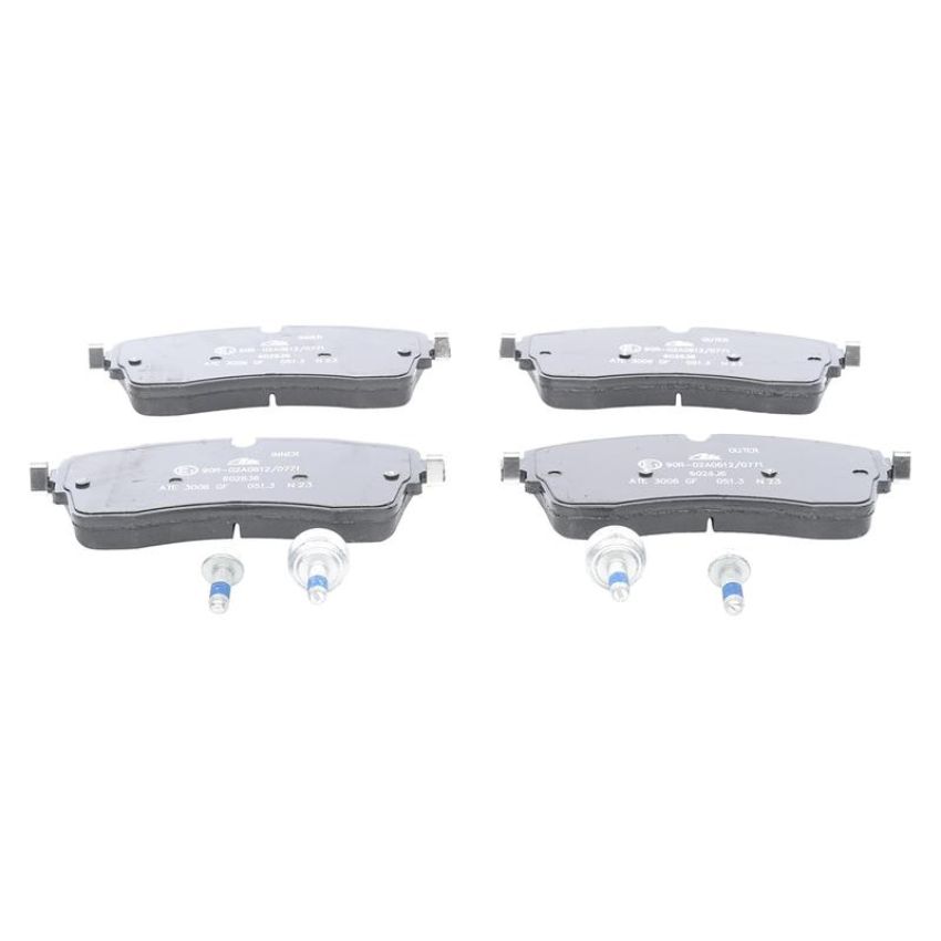 ATE 602636 ATE Semi-Metallic Front Disc Brake Pad Set 602636 for Jaguar, Land Rover