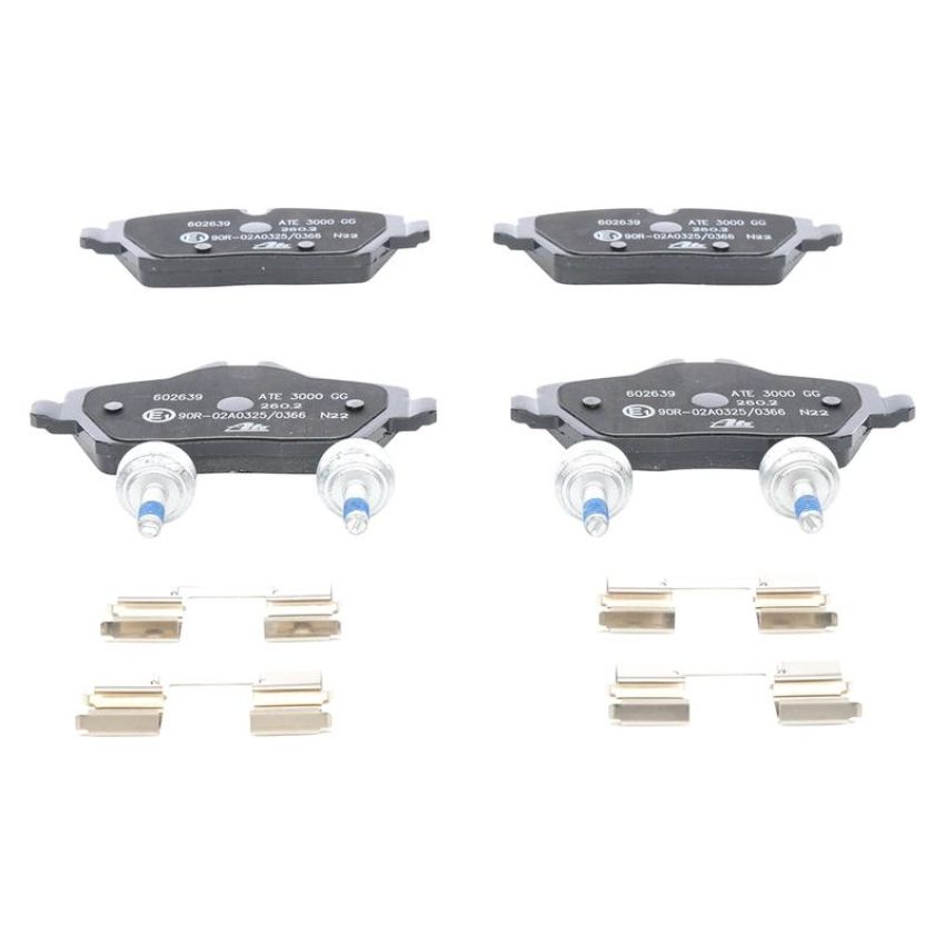 ATE 602639 ATE Original Semi-Metallic Front Disc Brake Pad Set 602639 for BMW