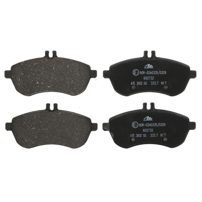 ATE 602732 ATE Original Semi-Metallic Front Disc Brake Pad Set 602732 for Mercedes-Benz