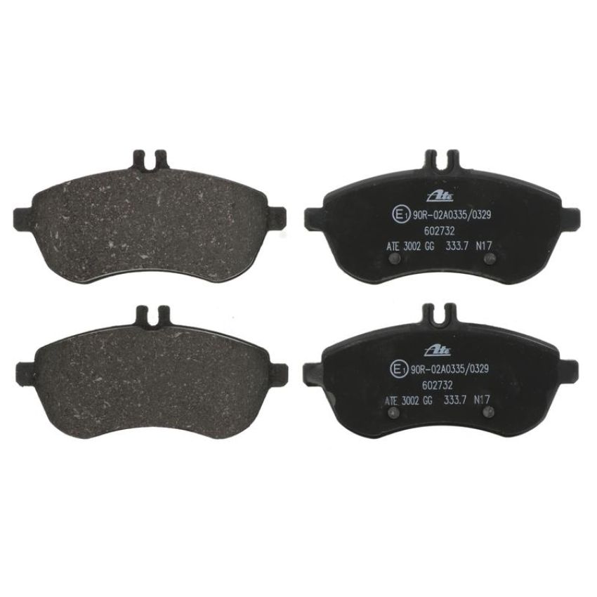ATE 602732 ATE Original Semi-Metallic Front Disc Brake Pad Set 602732 for Mercedes-Benz
