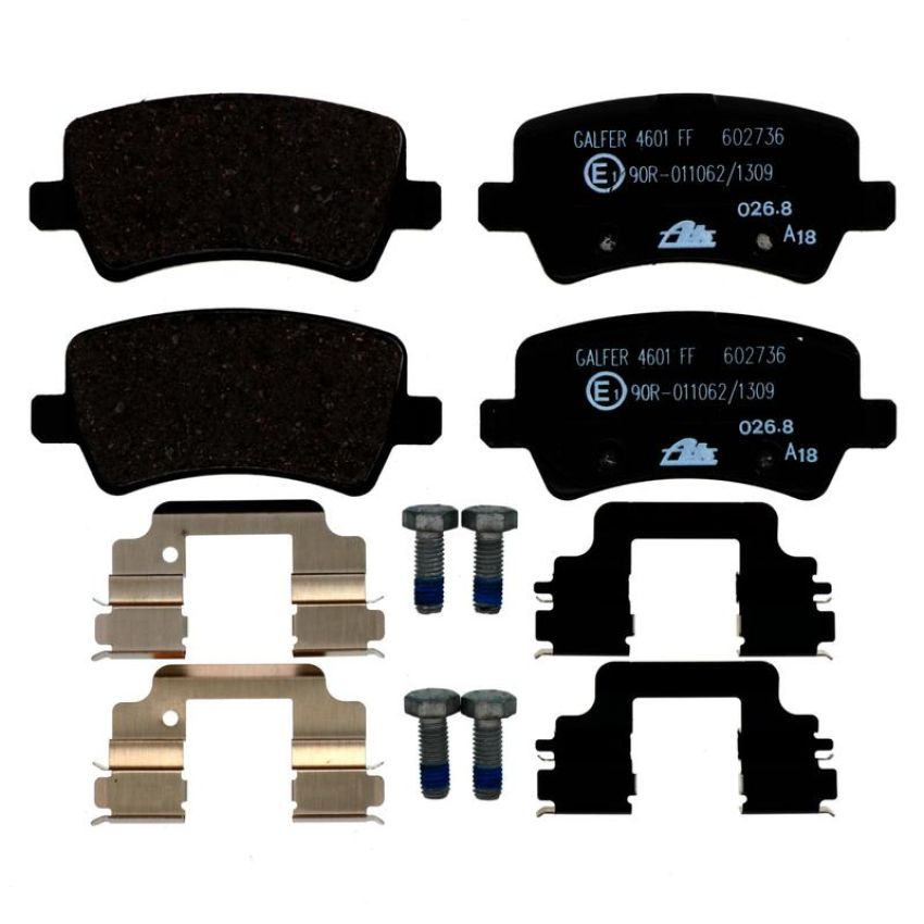 ATE 602736 ATE Original Semi-Metallic Rear Disc Brake Pad Set 602736 for Volvo