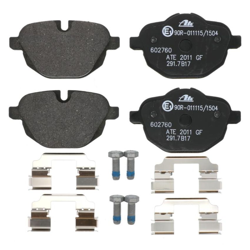 ATE 602760 ATE Original Semi-Metallic Rear Disc Brake Pad Set 602760 for BMW
