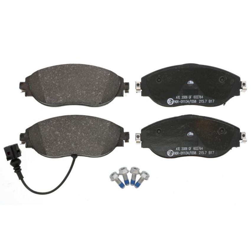 ATE 602764 ATE Original Semi-Metallic Front Disc Brake Pad Set 602764 for Audi, Volkswagen
