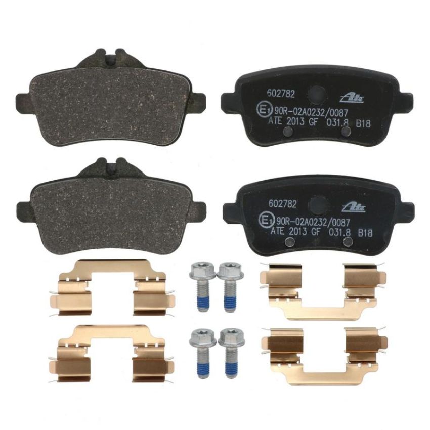 ATE 602782 ATE Original Semi-Metallic Rear Disc Brake Pad Set 602782 for Mercedes-Benz