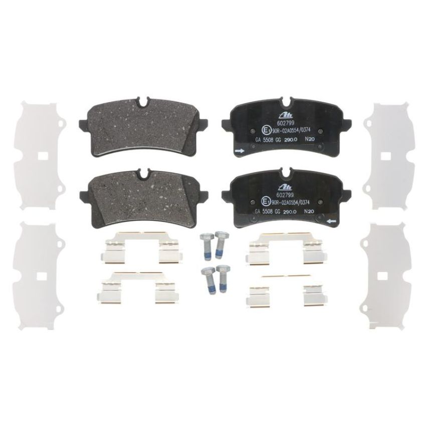 ATE 602799 ATE Original Semi-Metallic Rear Disc Brake Pad Set 602799 for Porsche