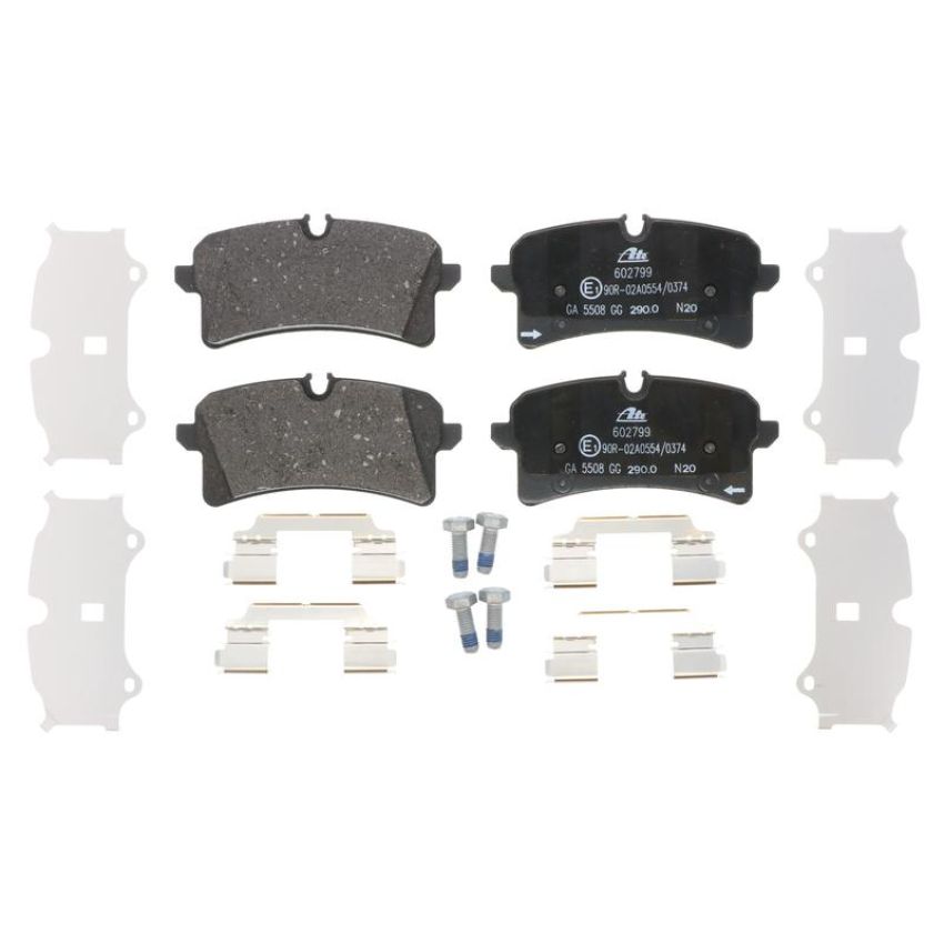 ATE 602799 ATE Original Semi-Metallic Rear Disc Brake Pad Set 602799 for Porsche