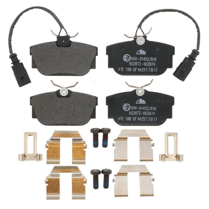 ATE 602872 ATE Original Semi-Metallic Rear Disc Brake Pad Set 602872 for Volkswagen
