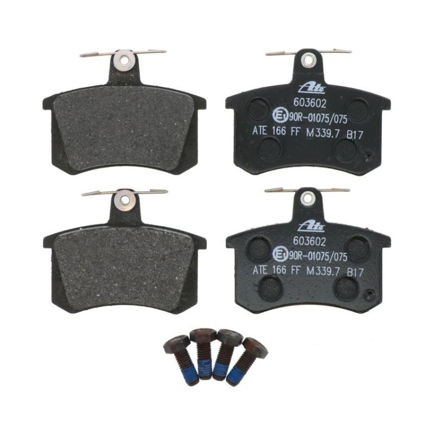 ATE 603602 ATE Original Semi-Metallic Rear Disc Brake Pad Set 603602 for Audi
