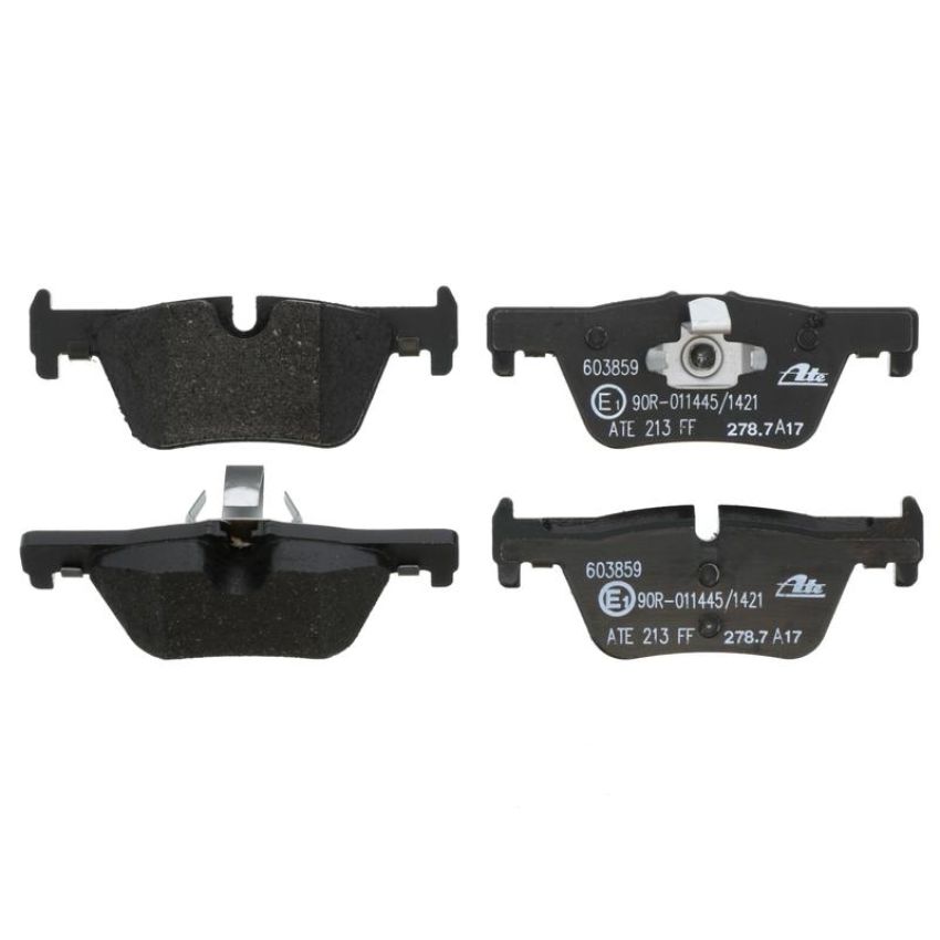 ATE 603859 ATE Original Semi-Metallic Rear Disc Brake Pad Set 603859 for BMW
