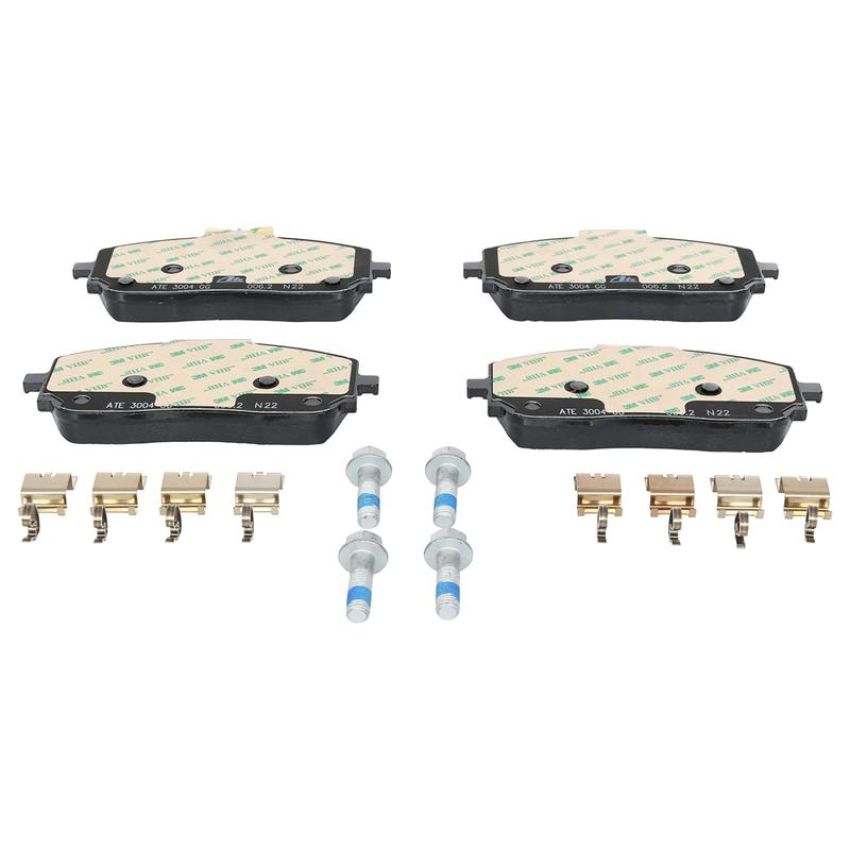 ATE 603882 ATE Original Semi-Metallic Front Disc Brake Pad Set 603882 for Mercedes-Benz